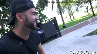 Interracial Bareback Fuck Ends With a Hot Creampie