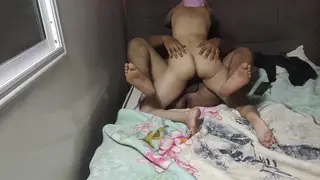 Arab Wife Rides Her Man in Homemade Clip