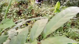 Voluptuous BBW Takes Thick Cock Doggystyle in Bush