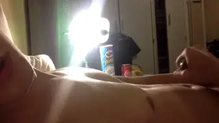 Ebony South African Stud Strokes His Thick Cock Solo