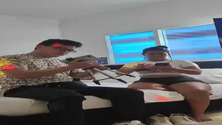 Cheating Latina MILF Rides Her Lover Until He Spills