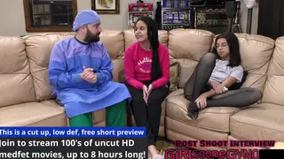 Tattooed Latina Patient Examined by Her Doctor