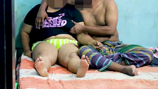 Indian MILF Cheats with Older Lover Over Pussy Licking