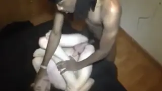 Mature Black Stud Feeds His BBC to a White Twink