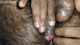 Indian Twink Works His Own Hole to a Messy Creampie
