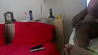 Hairy Ebony Bear Receives Facial After Massage Blowjob