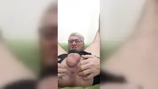 Mature European Man Enjoys Anal Masturbation Solo