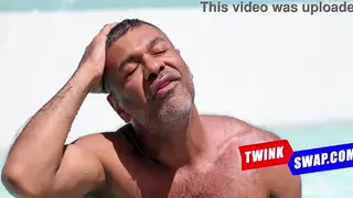 Stepson Swap Turns Poolside Into a Bareback Orgy