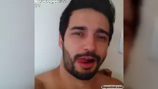 Latino Stud Enjoys Slow Sensual Blowjob