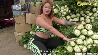 Redhead Latina BBW Gets Oiled Up and Fucked Hard