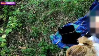 Wife Takes Anal in Outdoor Threesome