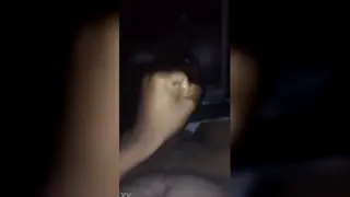 Black Amateur Strokes His Cock in Slow Motion