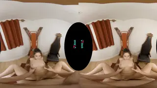 Petite Brunette Sucks and Fucks in Immersive POV