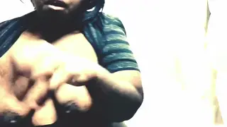 Curvy Ebony Woman Enjoys Public Restroom Pissing Session