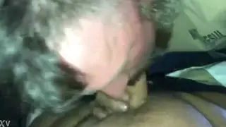 Uniformed Man Receives Blowjob Inside Parked Car