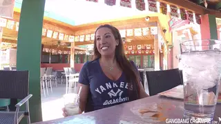 Stranger Gangbang Ends in Multiple Creampies for One Woman