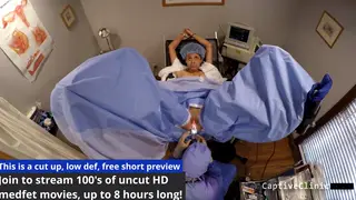 Petite Latina Endures Medical Bondage and Toy Play