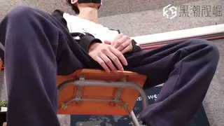 Asian Twink Submits to Bondage Handjob and Cumshot