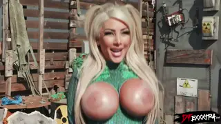 Blonde Teen Takes Two Cocks in Interracial Double Penetration
