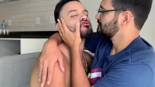 Hairy Interracial Pair Fuck Bareback in Doggy Style