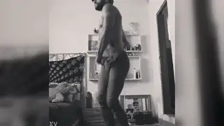 Latino Guy Strokes Himself in Short Clip