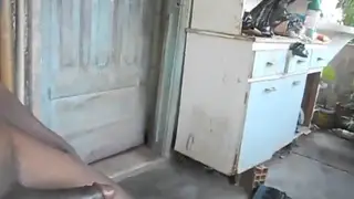 Mature Daddy Strokes His Thick Cock at Home