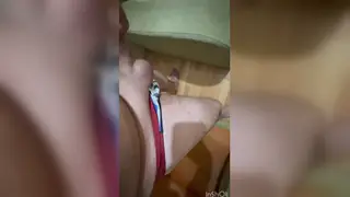 Hairy Bear Shows Off Thick Belly and Feet