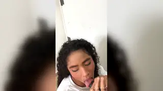 Brunette Teen Cheats Outdoors with Boyfriend's Black Friend