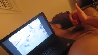Hairy Arab Teen Strokes Big Cock to Explosive Finish