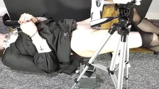 Gothic Femboy Endures Bondage Milking and Post-Orgasm Torment