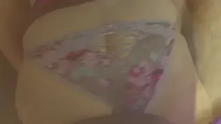 Curvy BBW Takes BBC Creampie With Stepsister Nearby