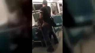 Quick Blowjob Exchange on a Moving Train
