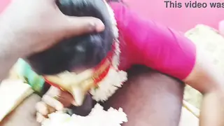Indian Bhabhi Delivers Sloppy Blowjob