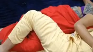 Busty Indian Wife Services a Delivery Guy in Public