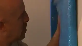 Teen Services Stranger Through Homemade Gloryhole