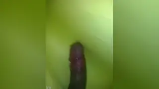 Solo Guy Strokes His Big Cock Until He Cums