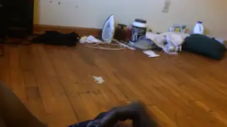 Solo Guy Works a Dildo in Black Toy Clip