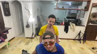 Latino Teens Celebrate Victory with Bareback Outdoor Sex