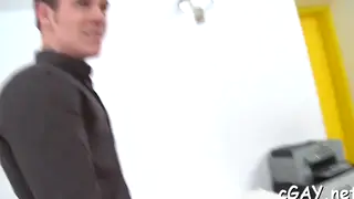 Hung Stud Takes a Messy Facial After a Sloppy Blowjob