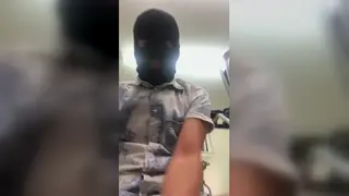 Masked Guy Jerks Off in Boxing Gloves at the Gym