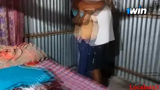 Indian Beauty in Blue Dress Takes a Quick Ride