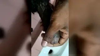 Indian Solo Stroke Ends in Thick Cumshot