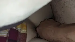 Asian Stepdaughter Sneaks to Stepdad for Quiet Night Sex