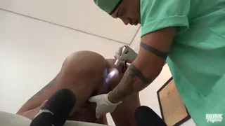 Latino Hunk Gets Medical Exam and Blowjob from Doctor