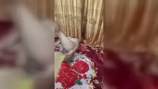 Indian MILF Bound in Shower Takes a Broom Handle Deep