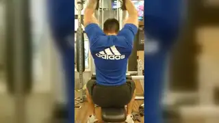 Latino Coach Shows Off Back And Round Glutes