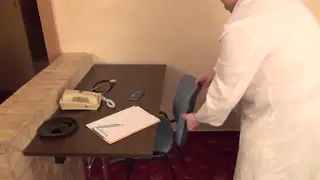 Inked Euro Soldier Jerks Off in Military Hospital