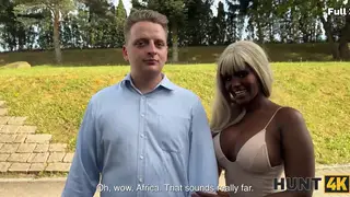 Blonde Babe Cheats on Cuckold Husband Outdoors POV