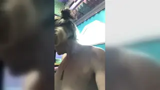 Hairy European MILF Bares All During Home Repairs