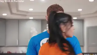 POV Kitchen Anal Ends With a Facial and Deepthroat Cleanup